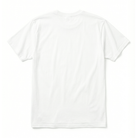Plain white t-shirt on a white background