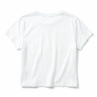 White t-shirt on a white background